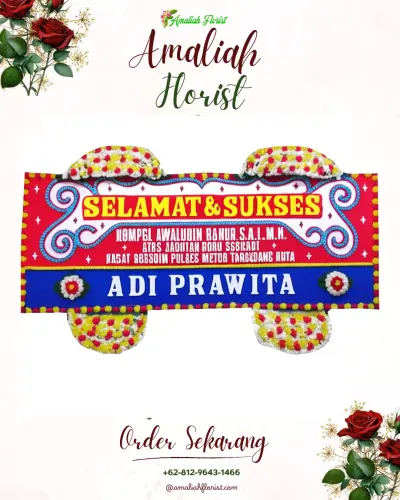 Karangan Bunga Ucapan Selamat pasirawi